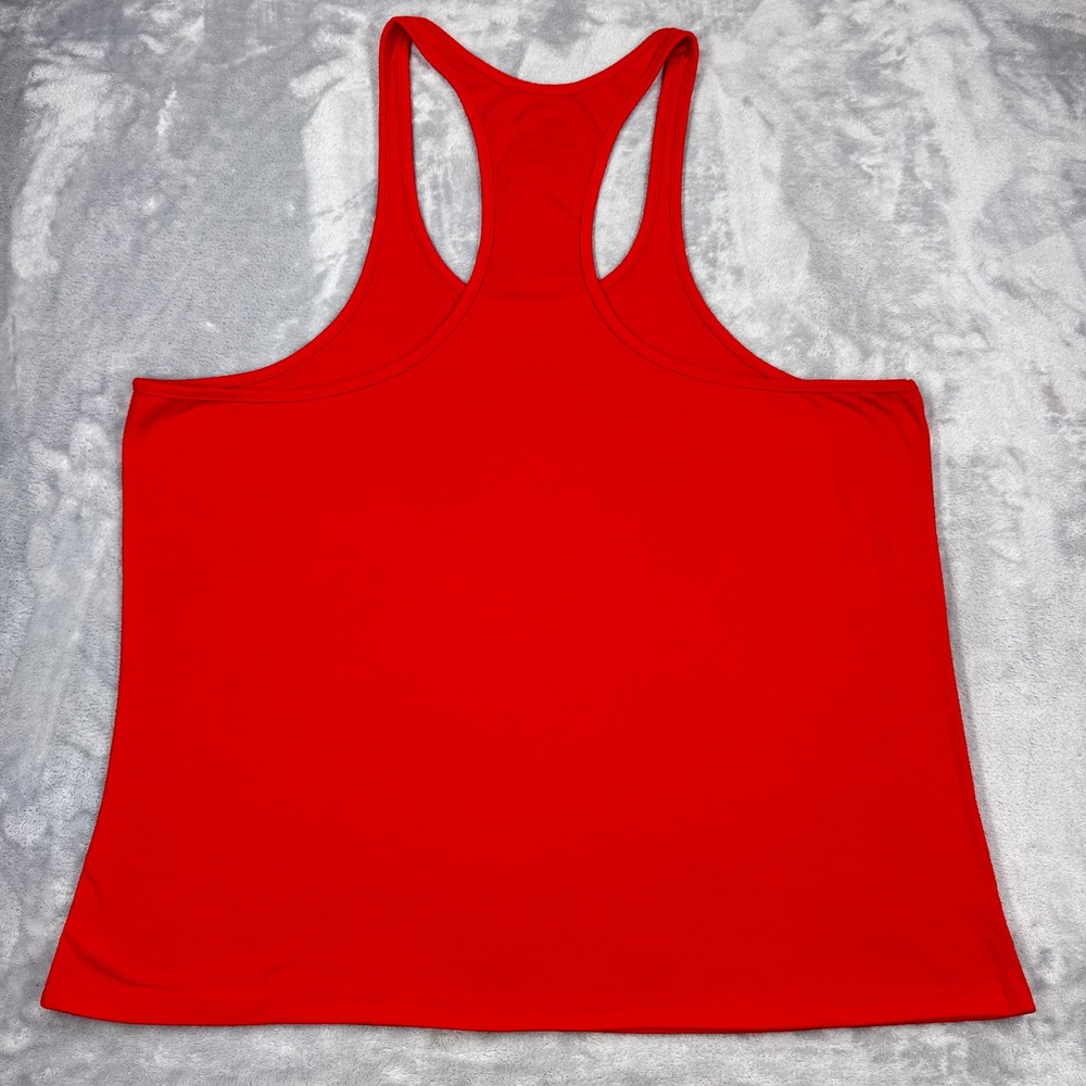 JJ MALIBU Racerback Stringer Tank Tops Mens XL Red Pink Muscle Gym Lot of 2 - Picture 6 of 13